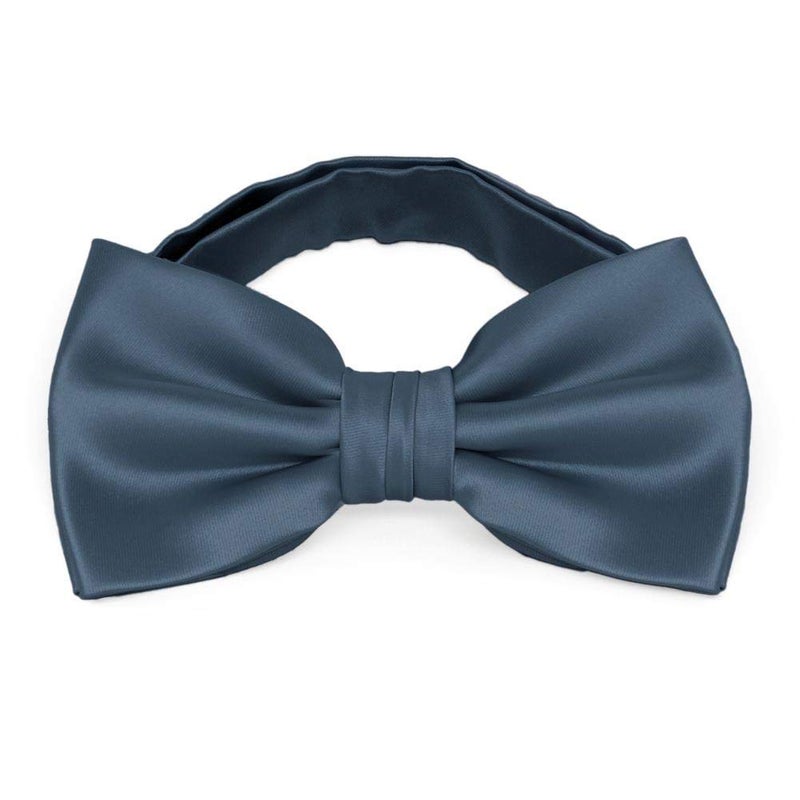tiemart Premium Bow Tie (Dusty Blue) - Image 1